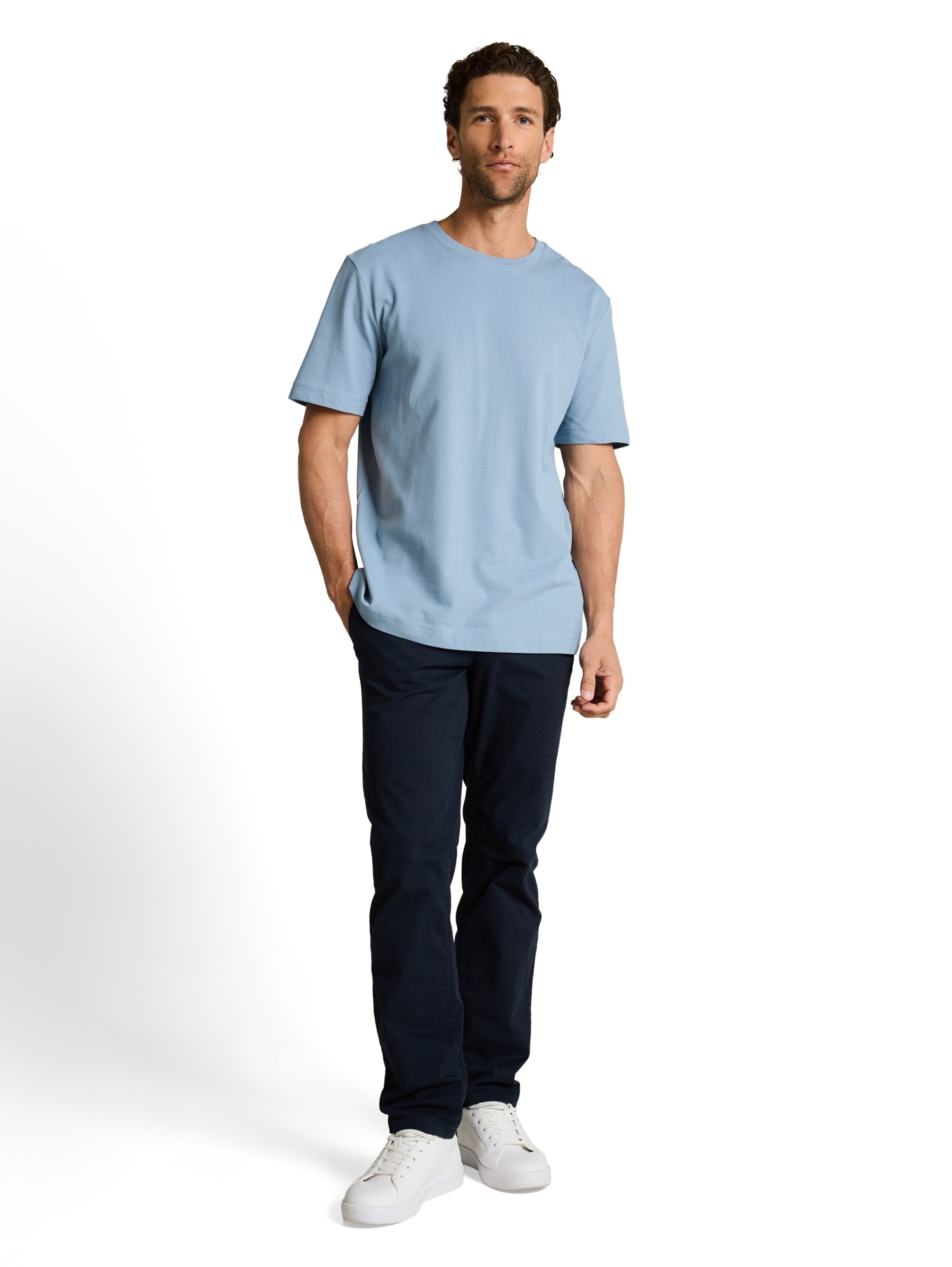 TOM TAILOR Shirt in Blau