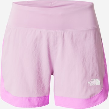 THE NORTH FACE Regular Sportbroek 'Sunriser' in Lila: voorkant