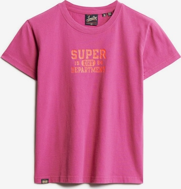 Superdry T-Shirt in Blau: predná strana