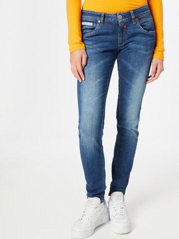 Herrlicher Skinny Jeans in Blauw: voorkant