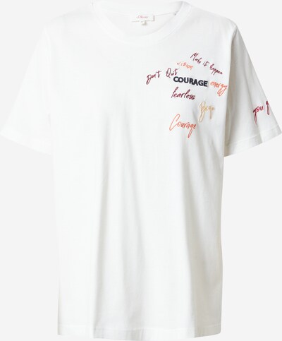 s.Oliver T-Shirt in creme / mischfarben, Produktansicht