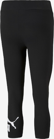 PUMA Skinny Workout Pants 'Essentials' in Black