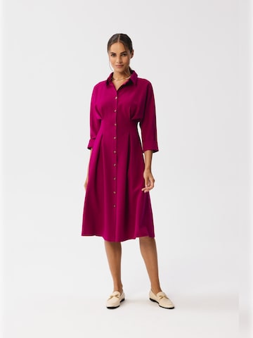 Stylove - Vestido camisero en lila