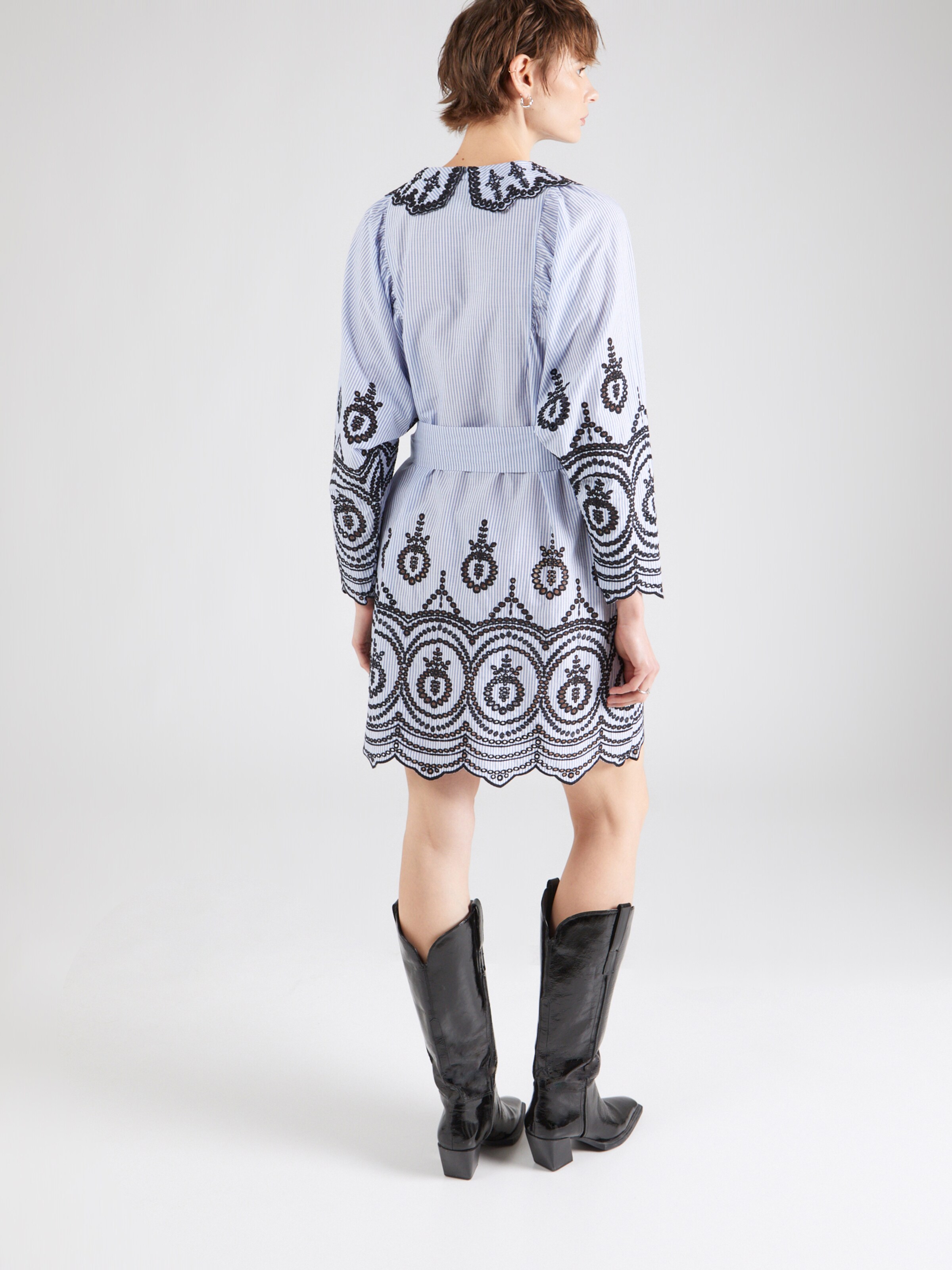 Munthe jurk blauw hotsell
