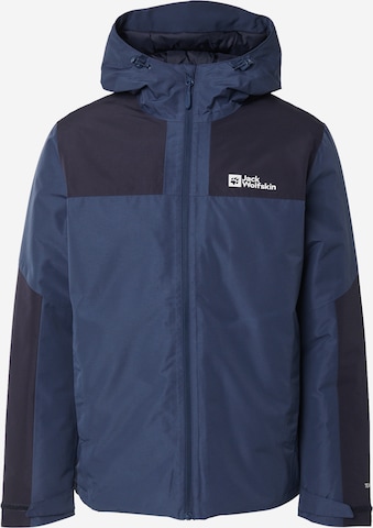 JACK WOLFSKINOutdoor jakna 'JASPER' - plava boja: prednji dio