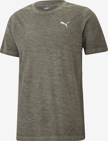 PUMA Performance shirt in Green: front