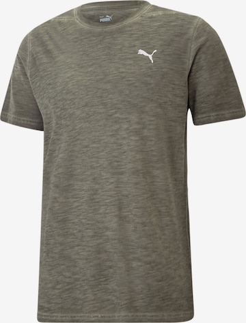 PUMA Functioneel shirt in Groen: voorkant