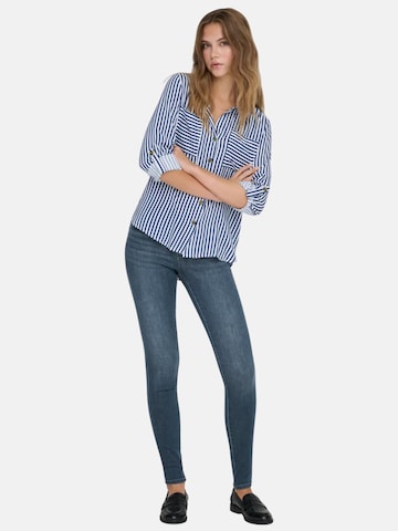 ONLY - Blusa 'ONLY ONLYASMIN SHIRT L/S WVN NOOS CAMICIA' en azul