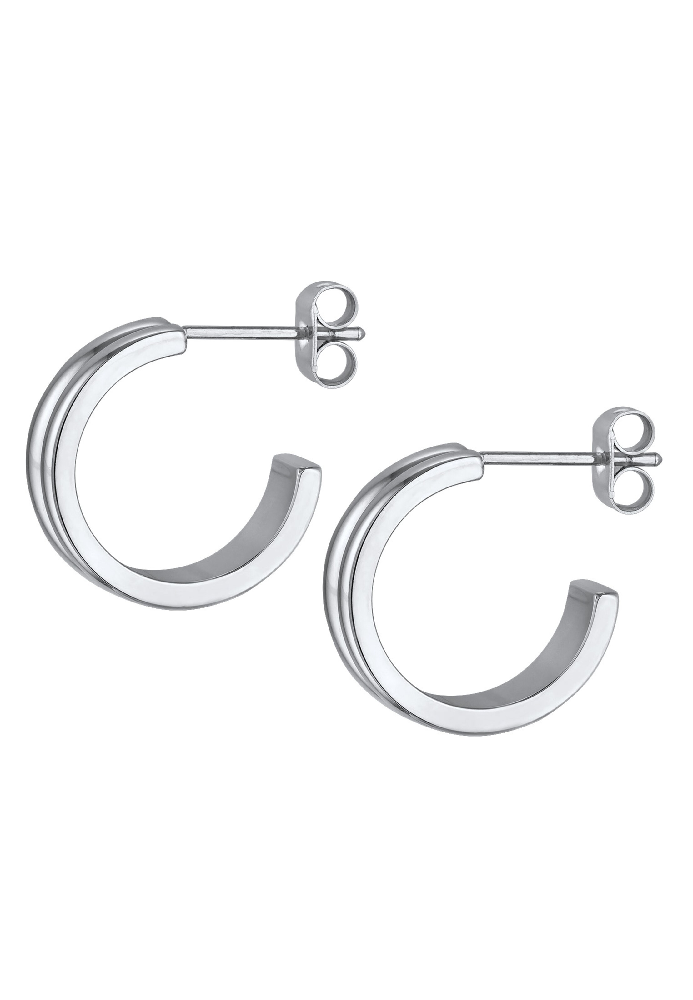 ELLI Earrings 'Creole' in Silver