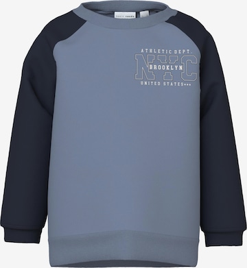 NAME IT Sweatshirt 'VOLMAR' i blå: forside