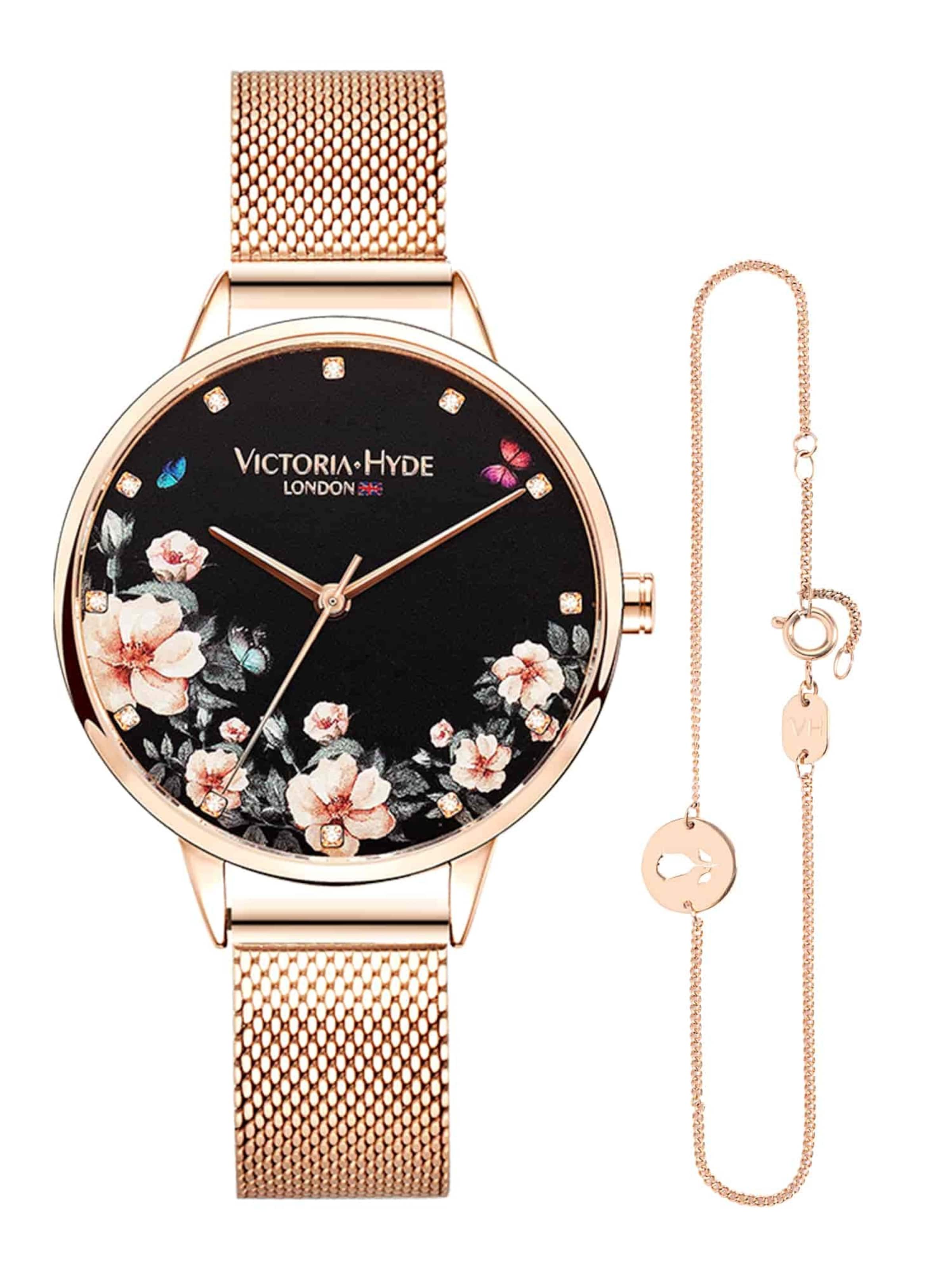 Victoria Hyde - Relógios analógicos em ouro: frente