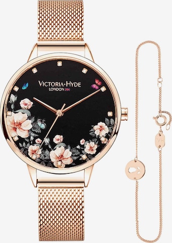 Victoria Hyde Set: Uhr Und Armband in Gold: predná strana