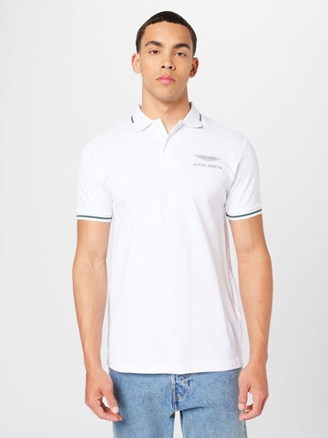 T-Shirt Hackett London en blanc : devant