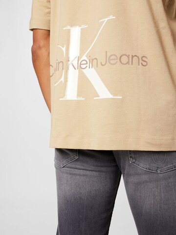 T-Shirt Calvin Klein Big & Tall en beige