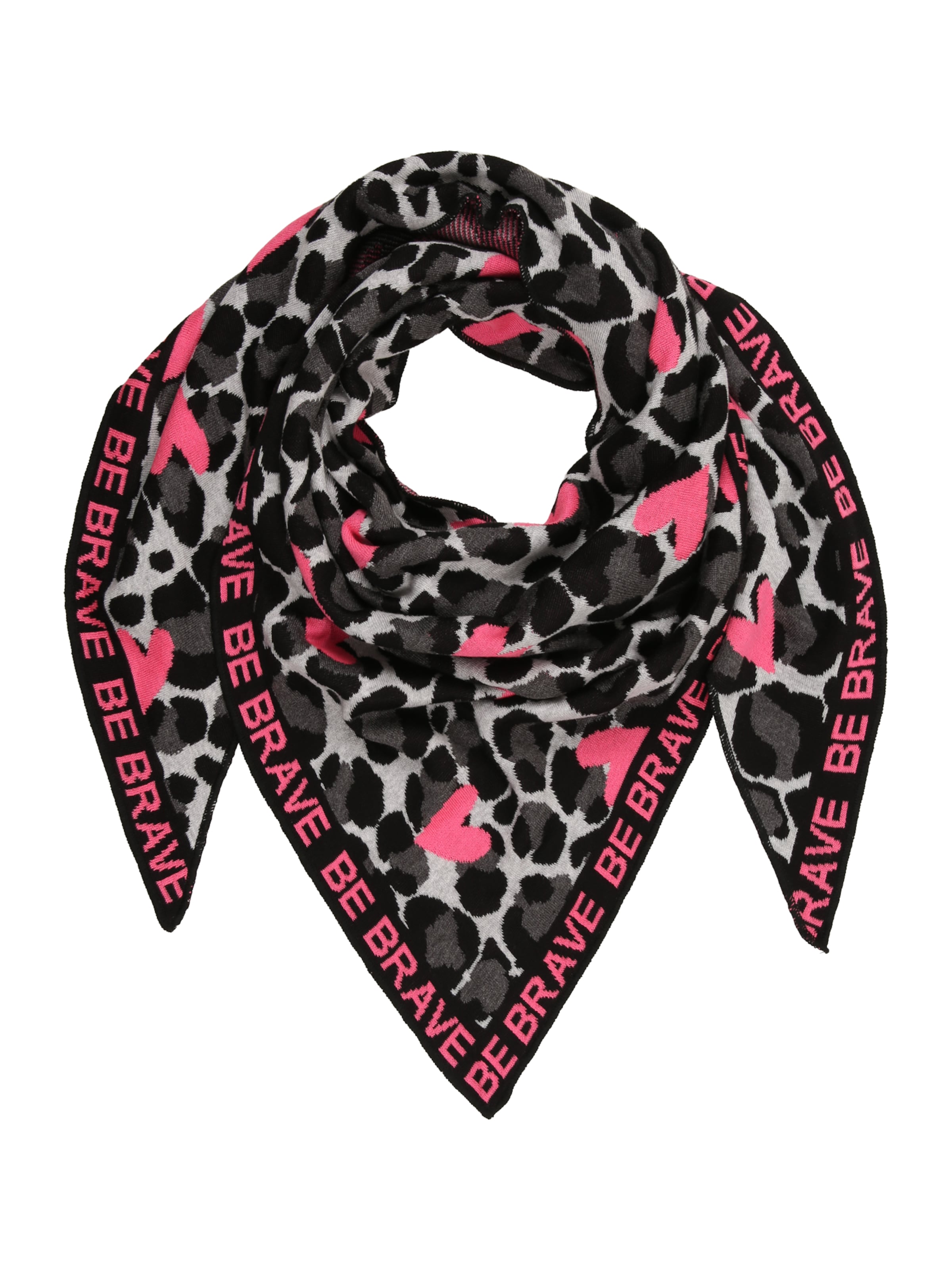 Zwillingsherz Шарф в Черный: спереди