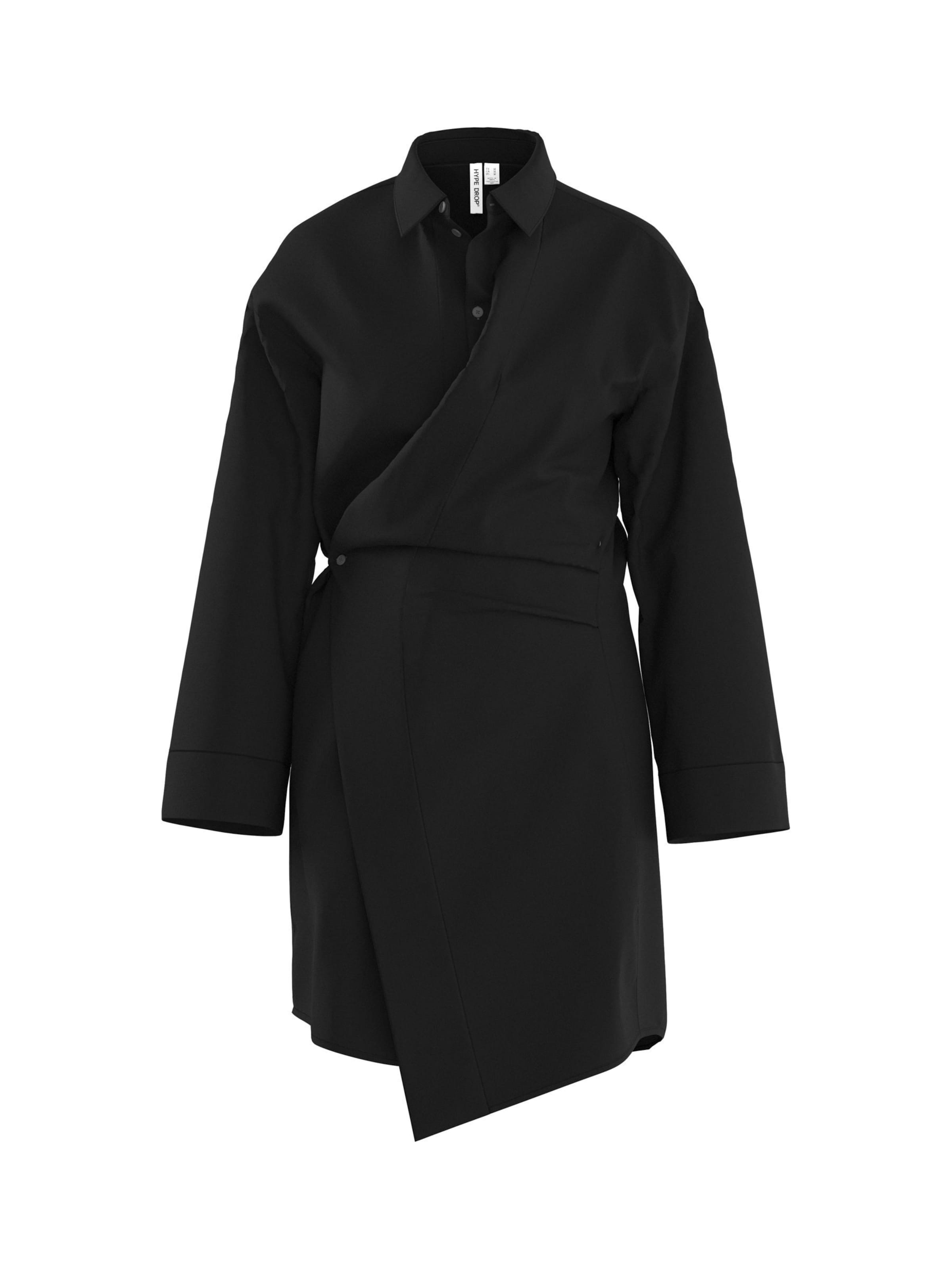 HYPEDROP - Vestido 'HDIRIS' en negro: frente