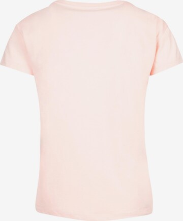 T-shirt 'Be Happy' Merchcode en rose