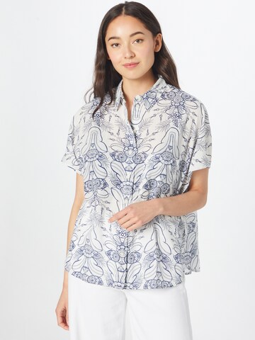 Marc O'Polo Blouse in Wit: voorkant