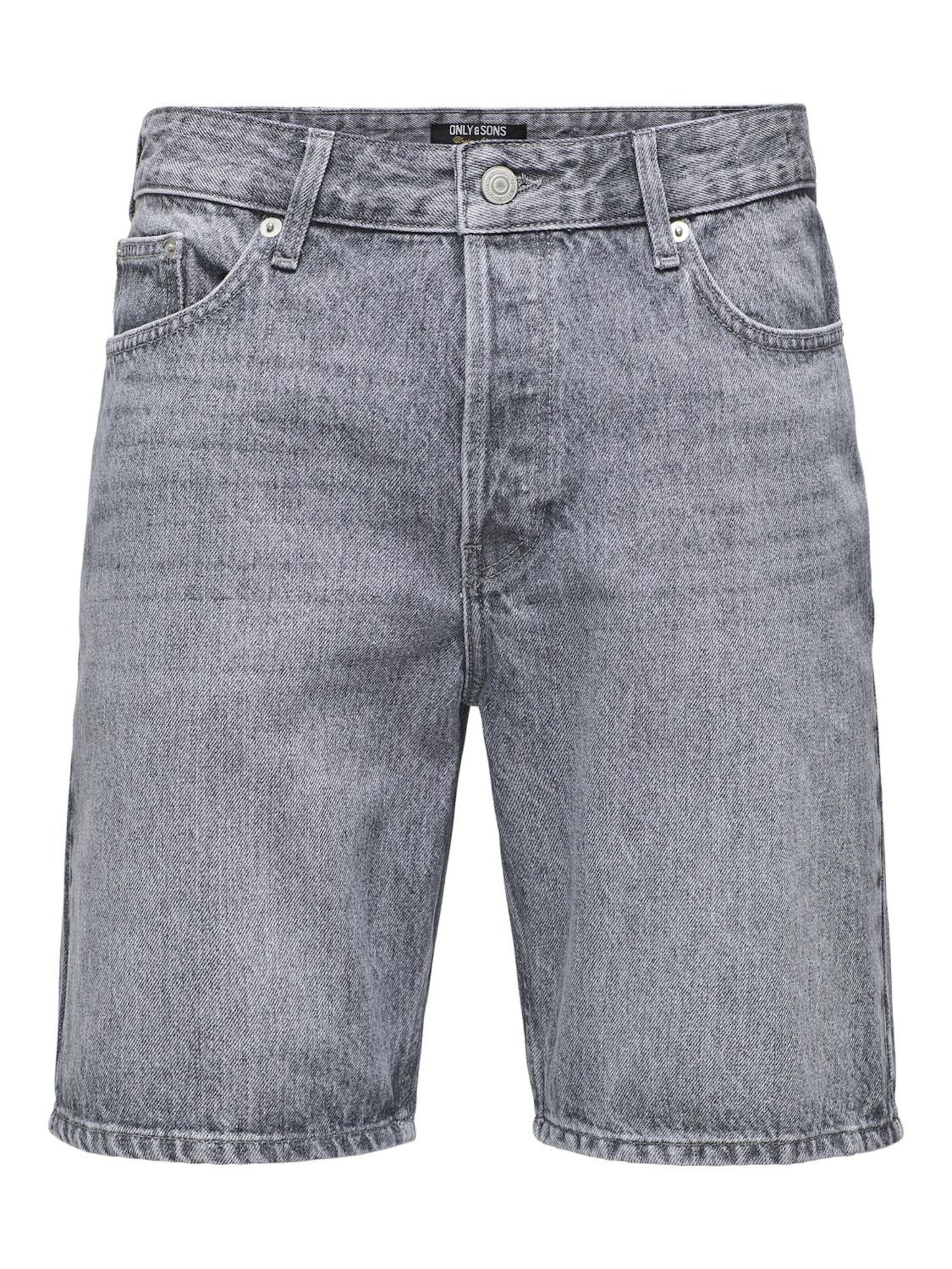 Regular Jean 'Edge' Only & Sons en gris : devant
