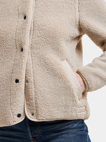 Didriksons Fleece jas 'Selma' in Beige