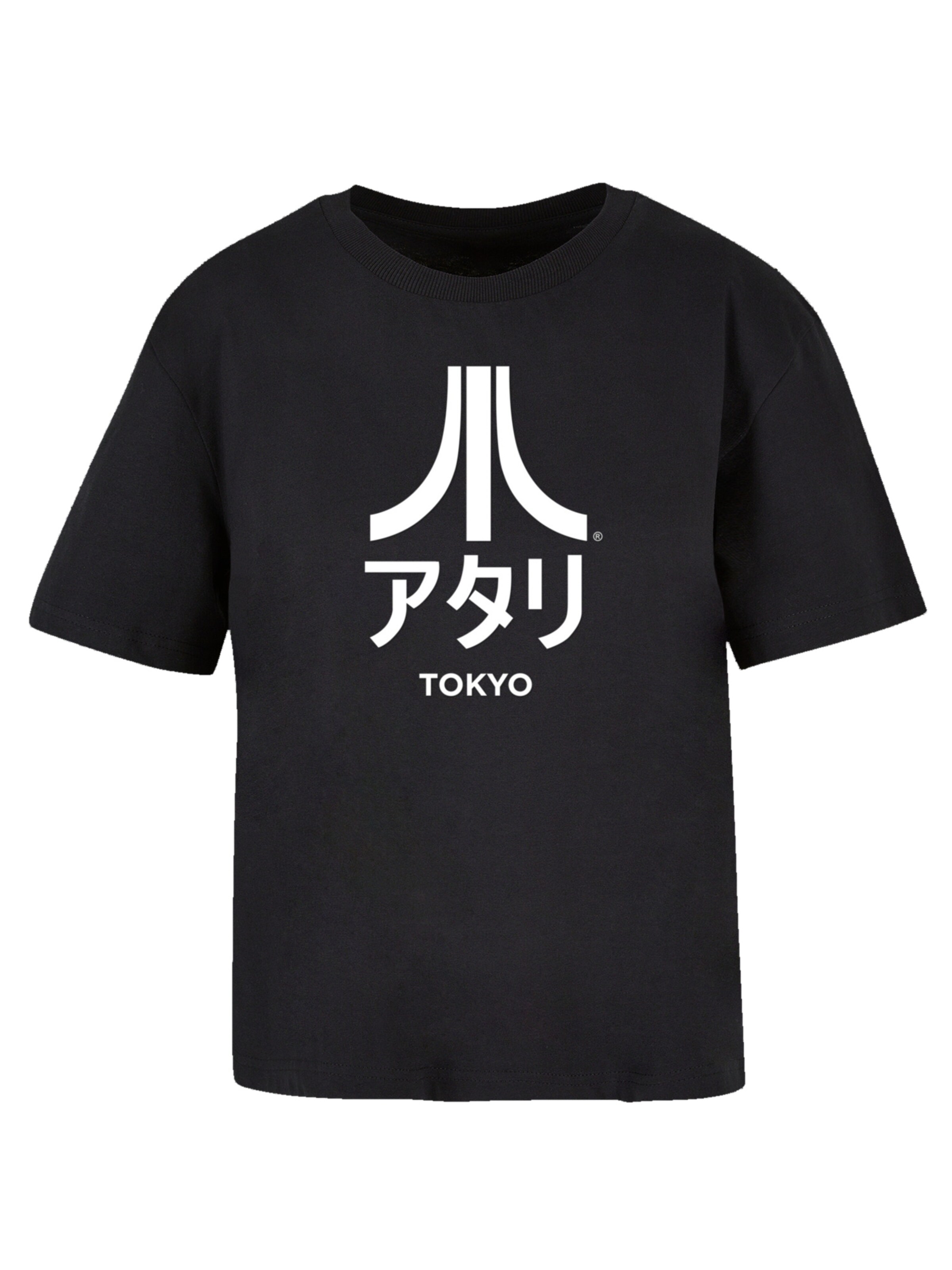 F4NT4STIC Shirt 'Atari Tokyo Arcade Games' in Zwart: voorkant