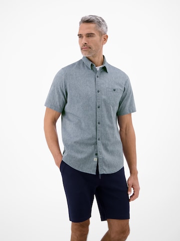LERROS Regular fit Button Up Shirt in Blue: front