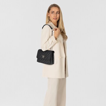 Borsa a spalla 'Giully II' di GUESS in nero