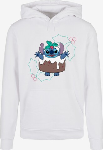 ABSOLUTE CULT Sweatshirt 'Lilo And Stitch - Pudding Holly' in White: front