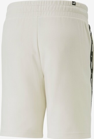 Regular Pantalon de sport PUMA en blanc