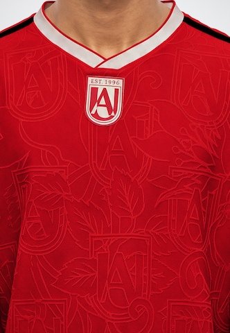 UNDER ARMOUR Functioneel shirt 'Terrace' in Rood