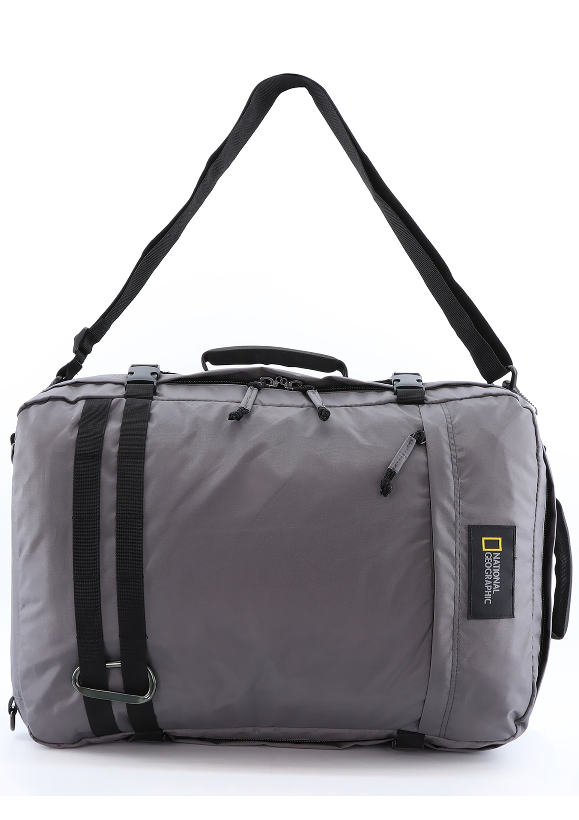 National Geographic Backpack 'Hybrid' in Grey: front