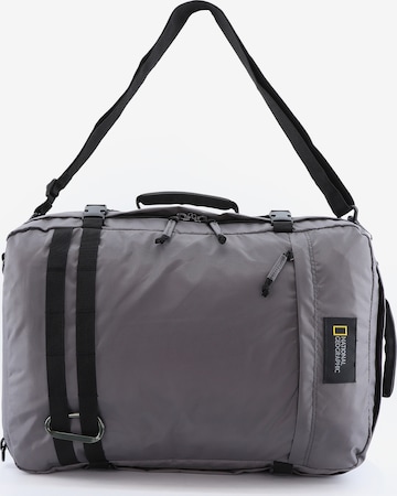 National Geographic Backpack 'Hybrid' in Grey: front