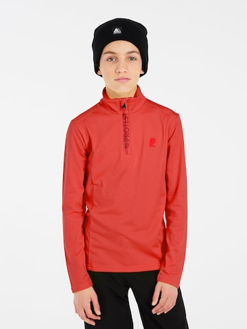 PROTEST Sportsweatshirt 'REWILLOWY JR' in Rot