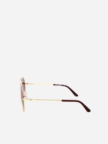 Karl Lagerfeld Zonnebril in Goud