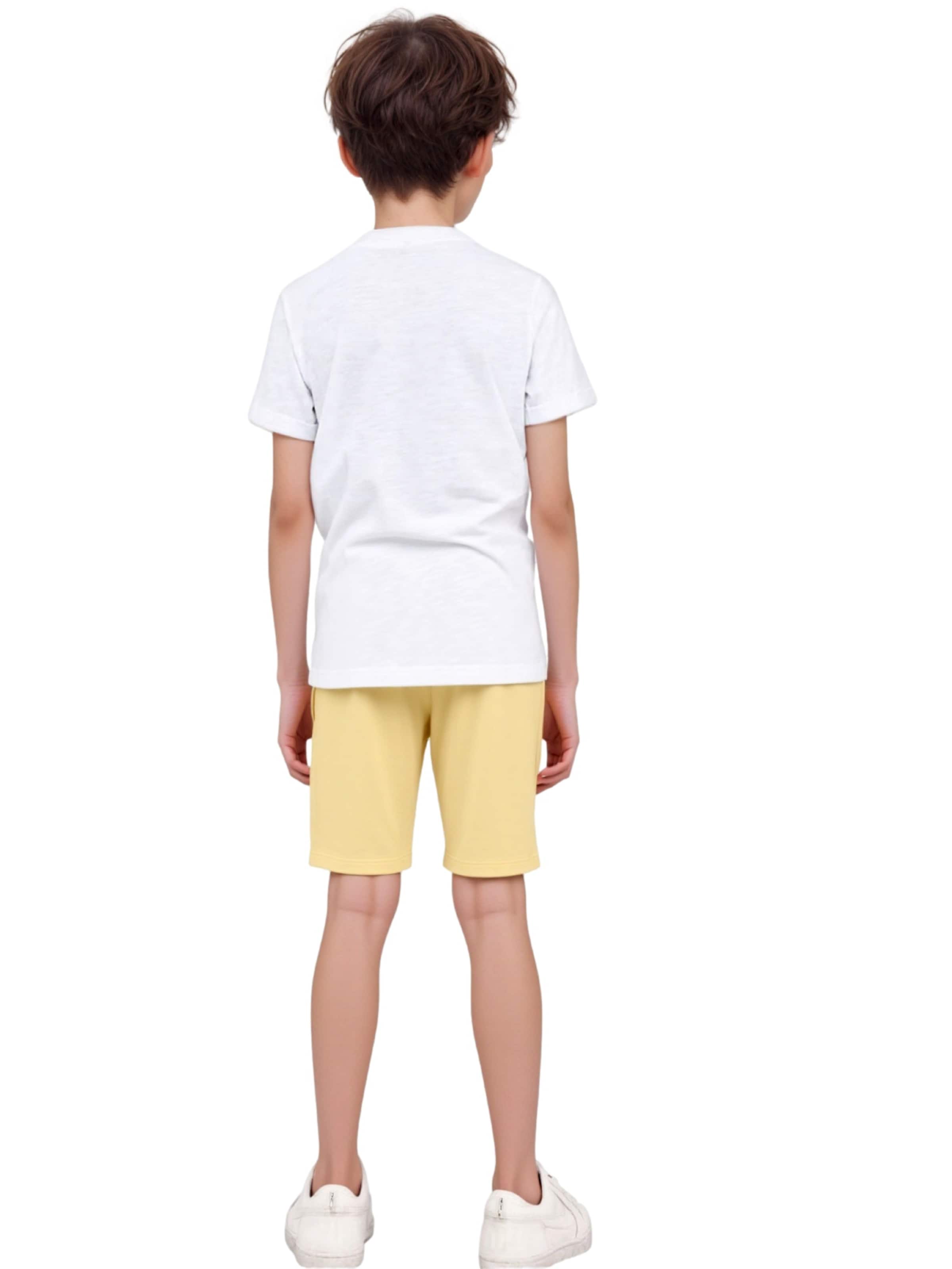 Regular Pantalon 'Gordon College' Jack & Jones Junior en jaune