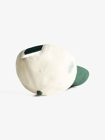 Casquette 'FIRST CLASS' Bershka en beige