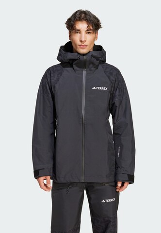 Veste outdoor 'Xperior' ADIDAS TERREX en noir : devant