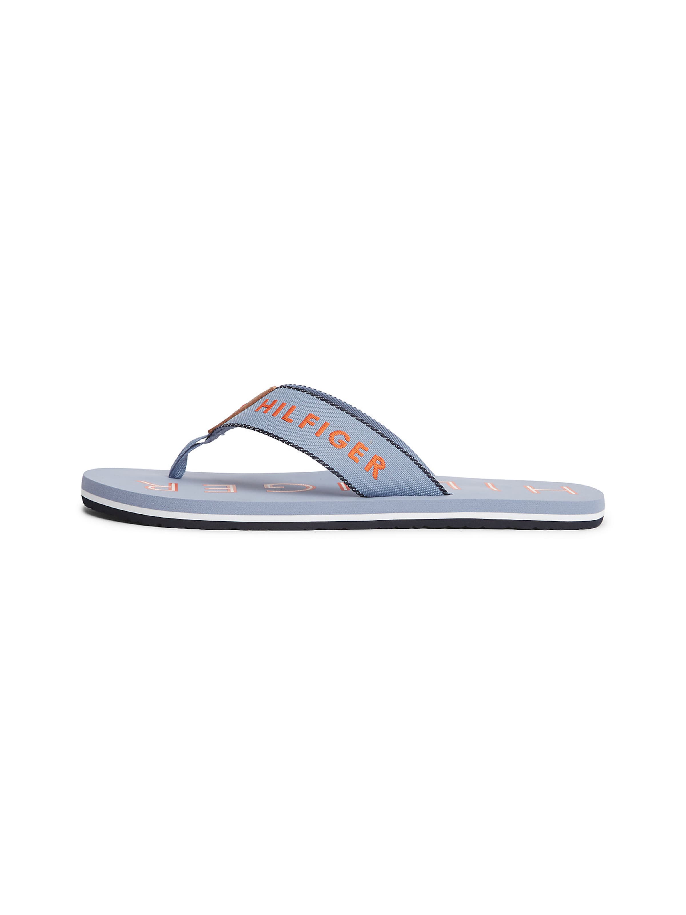 Tongs TOMMY HILFIGER en bleu : devant