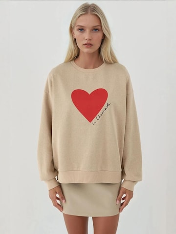 Hiccup - Sweatshirt em bege: frente