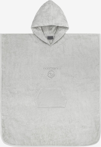 normani Bathrobe short 'Sitra' in Grey: front
