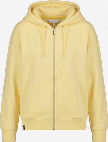 Veste de survêtement 'LivAK A' alife & kickin en jaune : devant