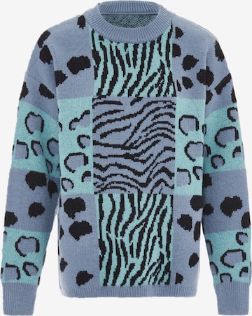 ebeeza Trui in Blauw: voorkant