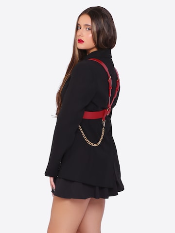 Haute Cuir Gürtel 'Tara Chain Harness'‌‌‌‌‌‌ in Rot
