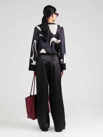 NÜMPH Wide leg Παντελόνι 'TAMARA' σε μαύρο