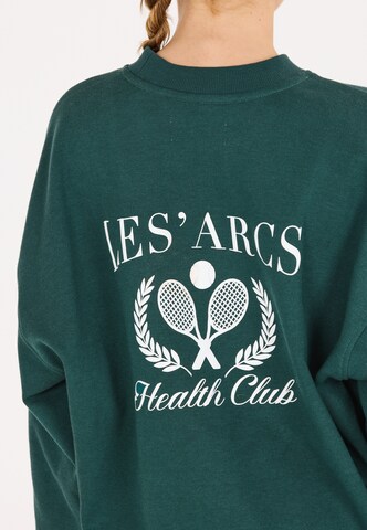 Les'Arcs Sweatshirt 'Celinda' in Green