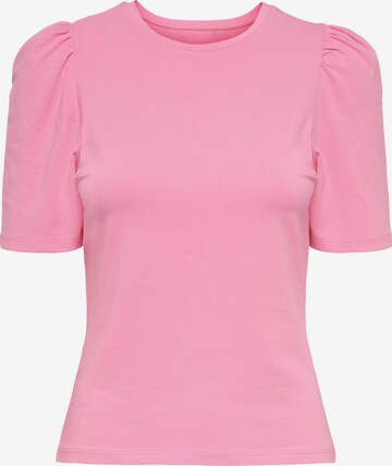 ONLY Shirt 'LOVE' in Roze: voorkant