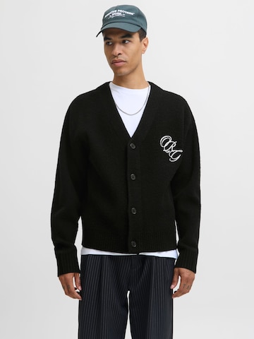 JACK & JONES Cardigan i sort: forside