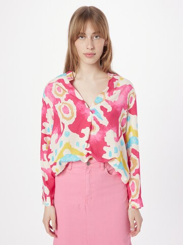 Key Largo Blouse 'Lava' in Pink: front