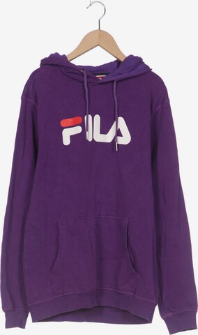 FILA Sweatshirt & Zip-Up Hoodie in M in Purple: front