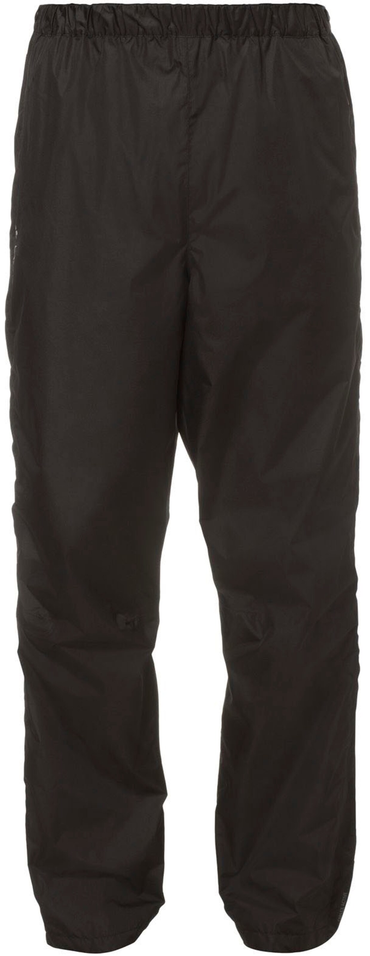 VAUDE Tapered Outdoor trousers 'Fluid II' in Black: front